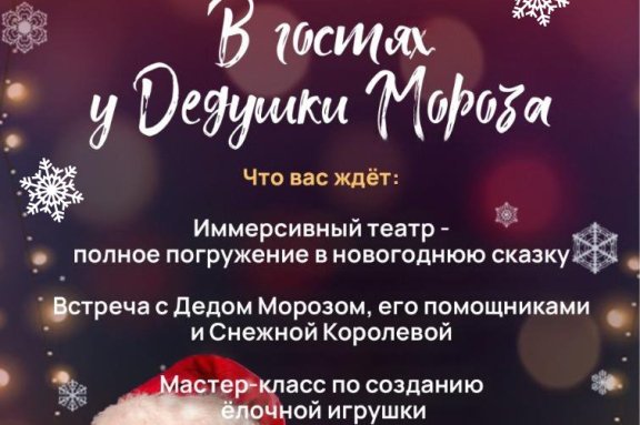 В гостях у Дедушки Мороза!